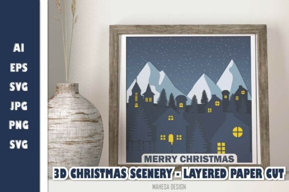 3D SVG Christmas Village: A Publisher’s Review