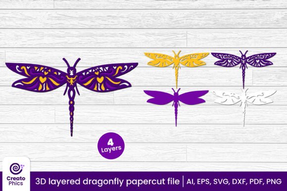 3D SVG Dragonfly: A Crafter's Review of This Other Asset