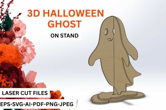 3D SVG Halloween Ghost Review for Crafters