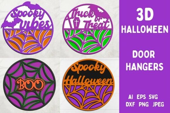 3D SVG Halloween Sign Set Review
