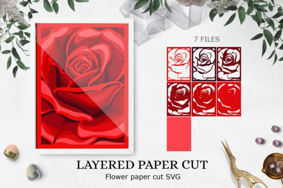 3D SVG Paper Flowers: Red Rose Review