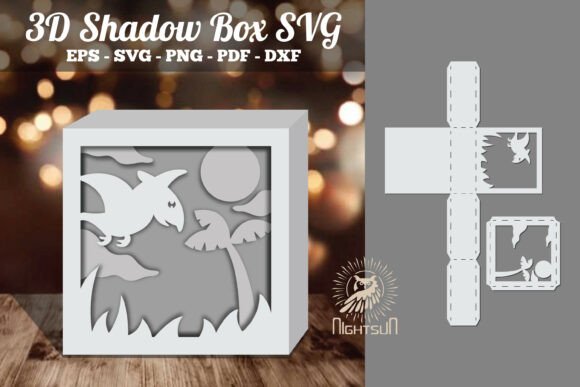 Dinosaur 3D SVG for Shadow Boxes: A Pro Review