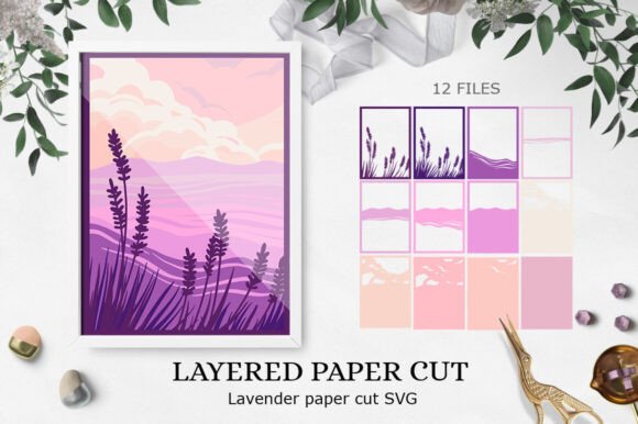Lavender Fields 3D Papercut: A Designer's Review