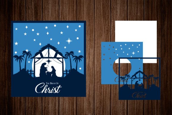 Nativity 3D SVG for Shadow Boxes