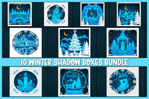 Review: 3D SVG Christmas Shadow Box for Design