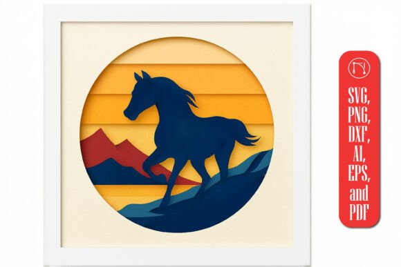 Review: Running Horse Multilayer 3D Shadow Box S