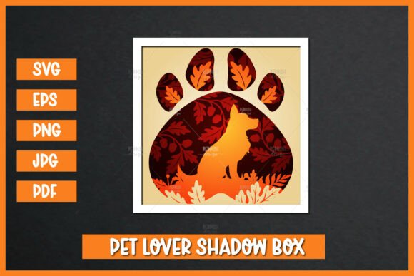 Shepherd Dog 3D SVG for Dogs Art
