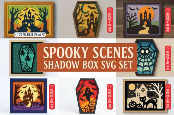 Spooky Shadows 3D SVG Shadow Boxes Review