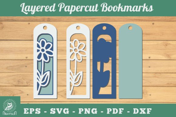 Spring 3D SVG Papercut Bookmarks Review