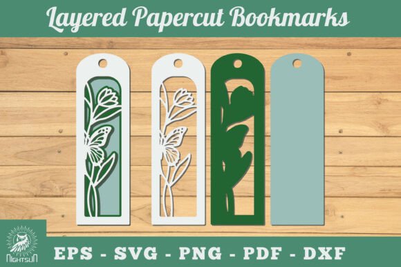 Spring 3D SVG Papercut Bookmarks Review