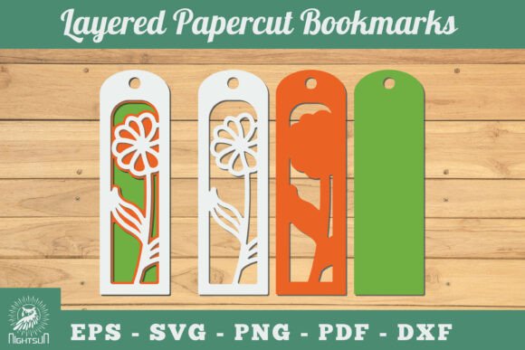Spring 3D SVG Papercut Bookmarks Review